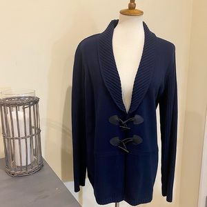 Jones New York Woman Navy Blue Cardigan